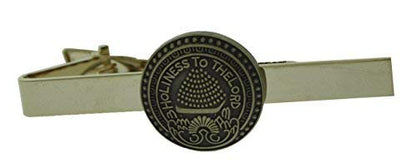 J5TB SLC Temple Doorknob Gold Tone Tie Bar Alloy Mormon One Moment In Time LDS CTR