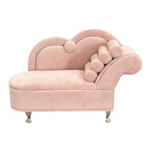 Openable Sofa Jewelry Box, Earrings Necklace Storage,Beauty Sofa | Miniature Sofa Velvet Chair Design,Gift for Girls and Women - color: Beauty Sofa