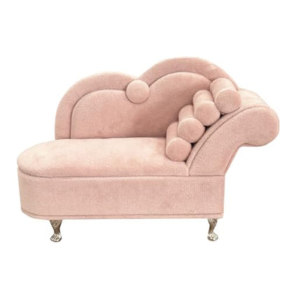Openable Sofa Jewelry Box, Earrings Necklace Storage,Beauty Sofa | Miniature Sofa Velvet Chair Design,Gift for Girls and Women - color: Beauty Sofa