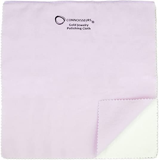 CONNOISSEURS - Extra Large Polishing Cloth - 14x14 Inches | Premium Edition - For Gold Jewelry - Ultrasoft Fabric with Anti-Tarnish Formula - style: 14 x 14 Inches - Gold