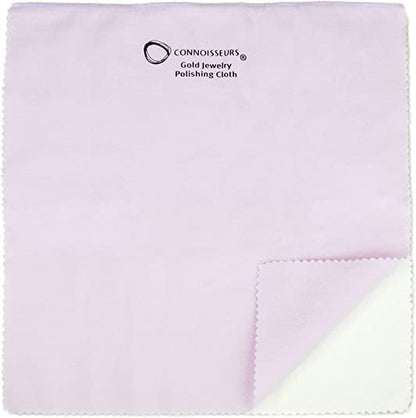 CONNOISSEURS - Extra Large Polishing Cloth - 14x14 Inches | Premium Edition - For Gold Jewelry - Ultrasoft Fabric with Anti-Tarnish Formula - style: 14 x 14 Inches - Gold