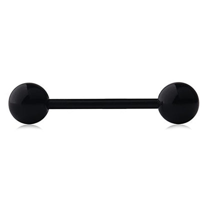 14G 16mm Acrylic Nipple Tongue Barbell Ring Body Piercing Jewelry Retainer 2-6PCS - color: 6PCS - Mix Color 3#