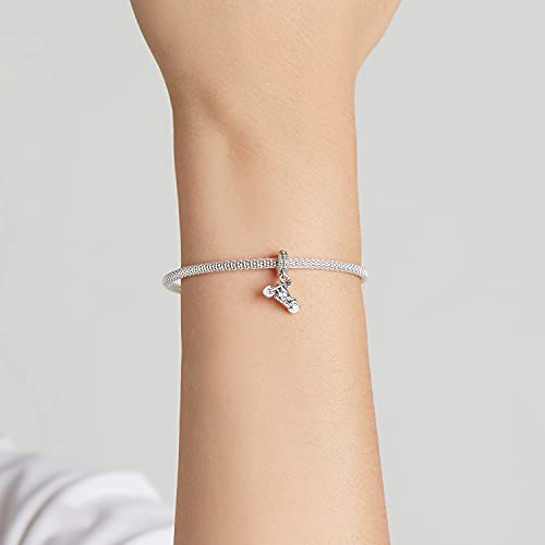 Animal Charms for Bracelets 925 Sterling Silver Bead Charms Bee Butterfly Fox Charm Fits Bracelets and Necklaces Cute Charms for Women - color: Motorcycle