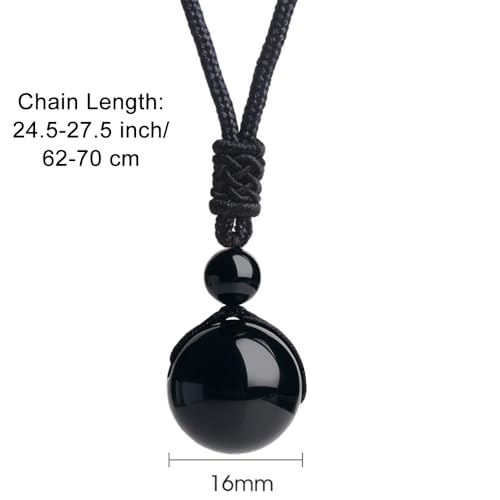 Anjiucc Natural Gemstone Healing Crystals Necklace, Adjustable Chakra Beads Pendant for Women Men, Protection, Energy Balance - color: 3pcs set 1