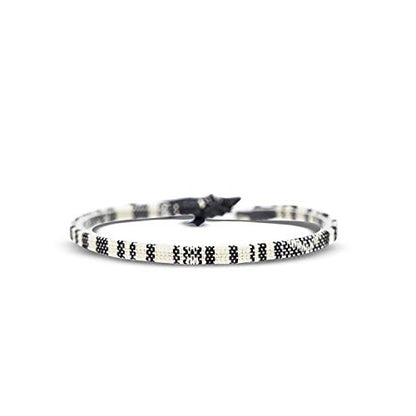 Made by Nami Surfer Anklet for Men and Women Waterproof and Adjustable Surfer Ankle Bracelet String Ankle Bracelet Beach Accessory for Ethnic Hippie Style - color: White
