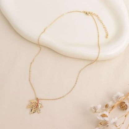 Sonateomber Gold Stone Pendant Necklace for Women, Chunky Statement Dainty Heart Oval Natural Gemstone Dangle Necklaces Wedding Prom Accessories Fashion Jewelry Gift - color: Maple