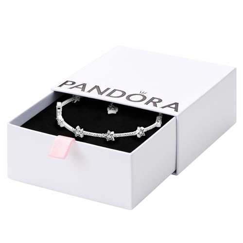 Pandora Celestial Stars Bracelet - Gift for Her - Sterling Silver & Cubic Zirconia Bracelet for Women - With Gift Box