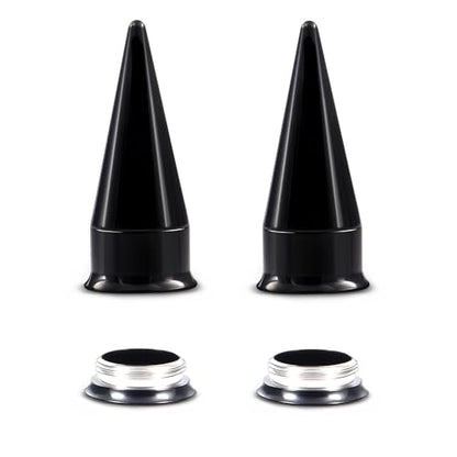 Piercing Taper Stretching 2 in 1 Ear Tunnel Gauges Stretcher Stainless Steel Internally Threaded Plugs Gauge for Ears Women Men 1G 7mm - color: Black, size: 13mm ( 1/2" )