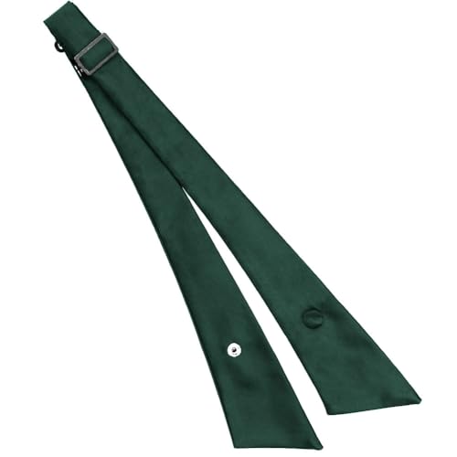 tiemart Crossover Tie - color: Hunter Green