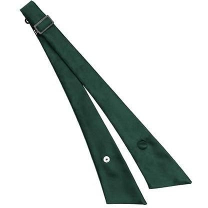 tiemart Crossover Tie - color: Hunter Green