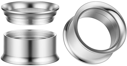 Surigcal Stainless Steel Ear Gauges Tunnels - Internally Threaded Plugs For Ears - Internally Threaded Ear Gauges For Men Women - Double Flare Internal Thread Screw-Fit Gauge Flesh Tunnel Earrings - color: Steel, size: 16mm (5/8")