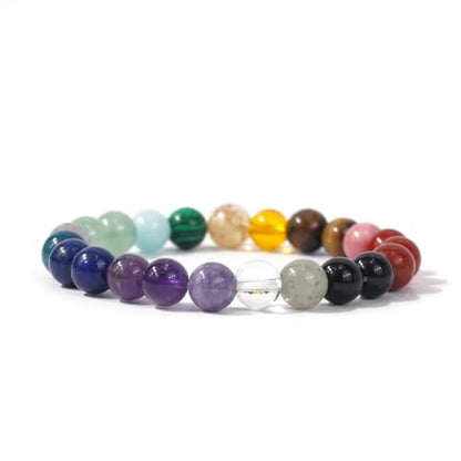 Crystal Cross Bracelet for Women and Men, Gift Jewelry Jewelry Gift | natural stone beads, crystal beads, cross design, inspirational style, birthday gift, bracelet jewelry for casual styling - color: colors