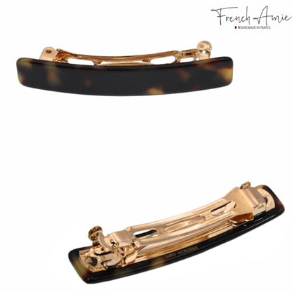 French Amie Bar Tokyo Small 2 1/4 Inch Hair Clip Barrette | Handmade Cellulose Acetate Durable Grip For Women Girls Teens Everyday Style - color: Tokyo