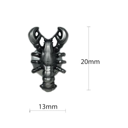 Men’s Tie Tack Tie Pin with Chain – Classic Lapel Pin Accessory for Dress Shirts, Suits & Formal Wear - style: Lobster
