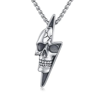 Skull Necklace for Men Women Gothic Skull Necklace for Men Women - style: Skull necklace#3