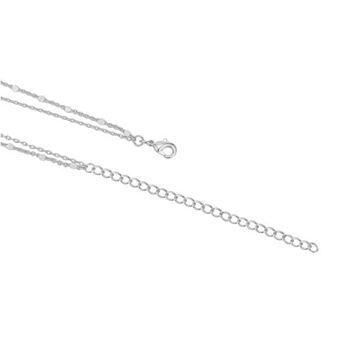 PAVOI 14K Gold Plated Dainty Layering Necklaces for Women | Snake Chain, Curb Link, Paperclip Layered Chains | Trendy Layering Necklace - style: CZ