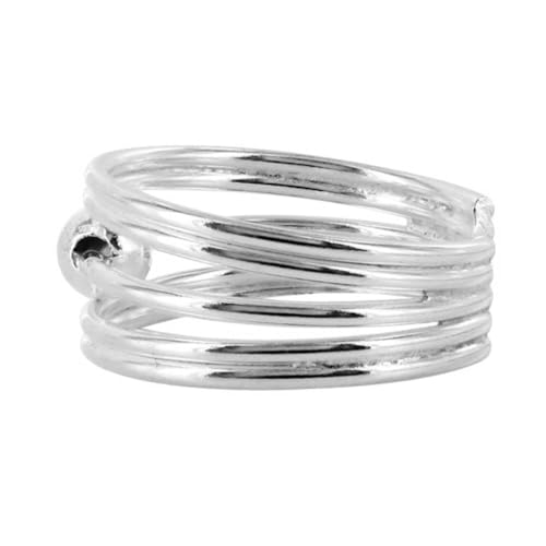 Gem Avenue 925 Sterling Silver Toe Rings Collections – Beach, Celtic, Heart, Dolphin, Flower & More Designs for Women – Elegant Adjustable Summer Jewelry - style: Style 21