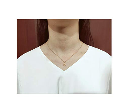 Baydurcan Friendship Anchor Compass Necklace Good Luck Elephant Pendant Chain Necklace with Message Card Gift Card - style: Owl