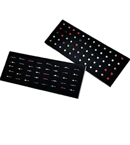 Tornito 100Pcs Bone Nose Studs Stainless Steel Multicolor Cubic Zirconia Nose Rings Stud Hoop Tragus Cartilage Nose Ring Labret Nose Piercing Pin Jewelry for Women Men 1.5mm 2mm 2.5mm 20G 22G - style: I:60Pcs 2.5mm CZ+40Pcs 8mm Nose hoop