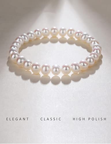 Pearl Elastic Bracelet, Beaded Faux Pearl Accessories for Wedding, Bridal Party, Bridesmaid, Prom (2)