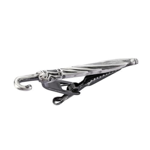 HAWSON Various Tie Clips for Men Unique, Funny Novelty Mens Tie Bar, Personalized Tie Pins for Men, Theme Wedding Party Gifts - style: Umbrella