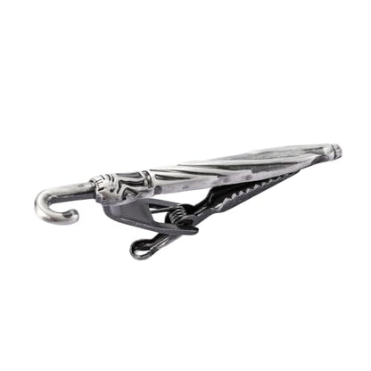 HAWSON Various Tie Clips for Men Unique, Funny Novelty Mens Tie Bar, Personalized Tie Pins for Men, Theme Wedding Party Gifts - style: Umbrella