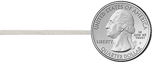 Savlano 925 Sterling Silver Solid Italian Figaro, Rope,Herringbone, Curb, Ball Bead, Snake, Mariner Chain Anklet for Women, Comes in 0.8mm - 5mm With Gift Box - style: Herringbone 2.5mm