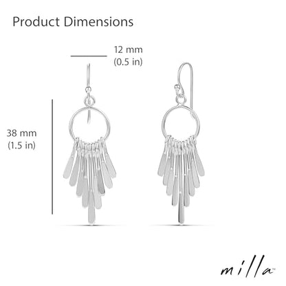 Milla Boho Earrings for Women Dangling - color: Tassel