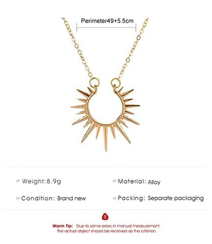 Layered Gold Necklace Set with Coin Pendant Boho Beaded Design Adjustable Chain Jewelry for Everyday Stacking Accessories - color: F