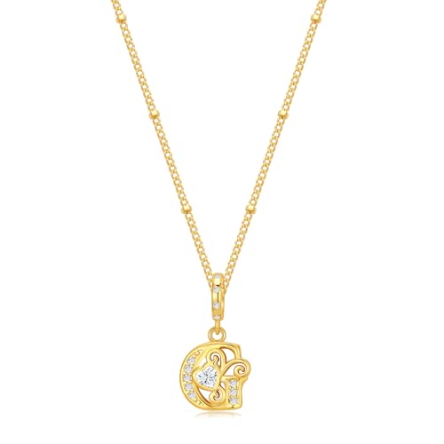 TIZU Initial Necklaces for Women - Dainty 14K Gold Plated Letter Pendant Trendy Personalized Initial A-Z Necklaces Jewelry Gift - color: Gold-G