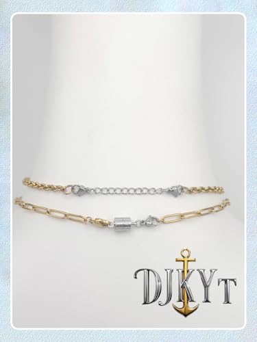 Necklace Extenders for Women and Magnetic Necklace Clasp, Silver Chain Extender for Jewelry Bracelet Anklet - color: 14Pcs Silver