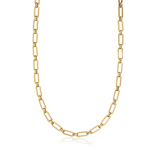 FRUMOS Dainty Layered Choker Necklace 18k gold Plated Y Pendant Commemorative coin Necklace Multilayer Bar Disc Necklace Adjustable Layering Choker Necklaces fashion jewelry for Women Girls - color: Pin-and-loop necklace
