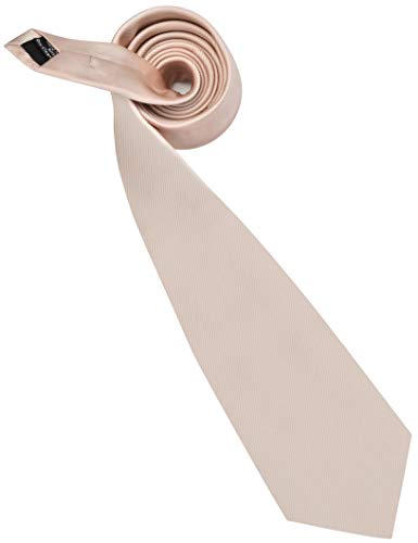 GUSLESON Classic New 3.15"（8cm） Men's Solid Color Necktie Wedding Business Tie + Gift Box - color: Champagne