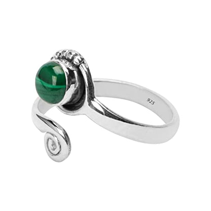 Gemstone Stone Toe Ring 925 Sterling Silver Feet Body Jewellery Handame Toe Ring Gemstone Adjustable Toering For Girls Women Gift Jewellery