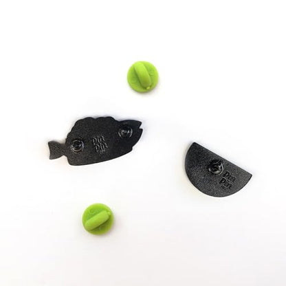 Enamel Pin Set (2 Pins Per Set) for Backpack, Bag, Lapel, Kawaii Button Collector - style: Fish Taco & Lime