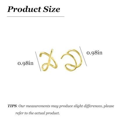 Ear Cuffs Non Piercing Ear Cuff Earrings for Women Gifts Trendy Stuff Clip on Cartilage Earrings Stacks Fake Earrings Jewelry Gifts - color: A1:1pcs chain pearl ear cuff silver