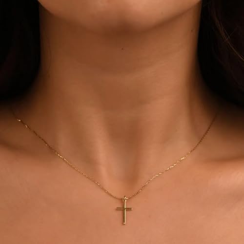 24PCS Gold Stainless Steel Rolo Cable Necklace Chain for Jewelry Making | 1.5MM 18 Inches Gold PVD Plated Diamond-cut Small Cross Link Chains for DIY Necklace Crafts - color: gold(1.5mm/ 18 inches)