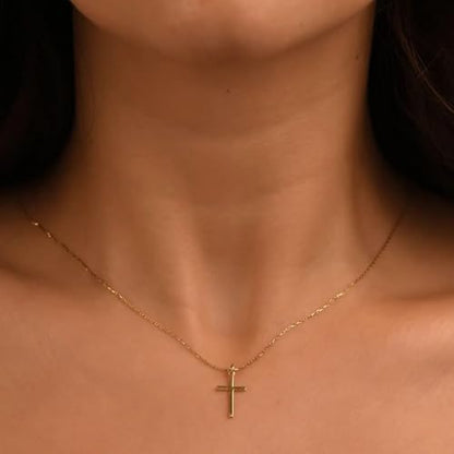 24PCS Gold Stainless Steel Rolo Cable Necklace Chain for Jewelry Making | 1.5MM 18 Inches Gold PVD Plated Diamond-cut Small Cross Link Chains for DIY Necklace Crafts - color: gold(1.5mm/ 18 inches)