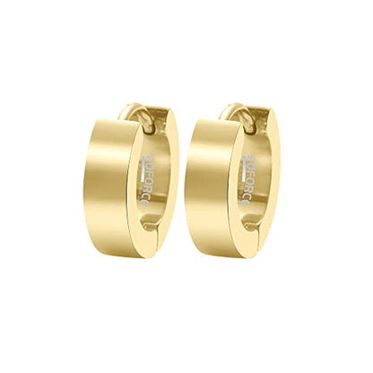 Small Huggie Hoop Earrings for Women - color: Gold