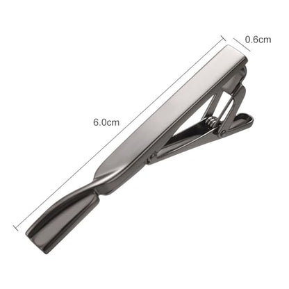 Yoursfs Black Matte Skinny Tie Clips For Men Classic Shiny Tie Bars Stainless Steel Personalized Tie Clip Suitable for Wedding Anniversary Business - style: Black Matte Skinny Tie Clips