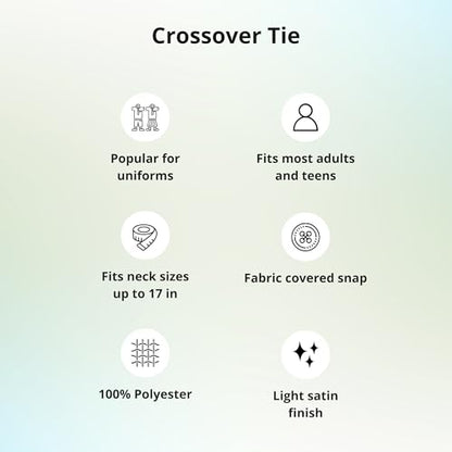 tiemart Crossover Tie - color: Gold Bar