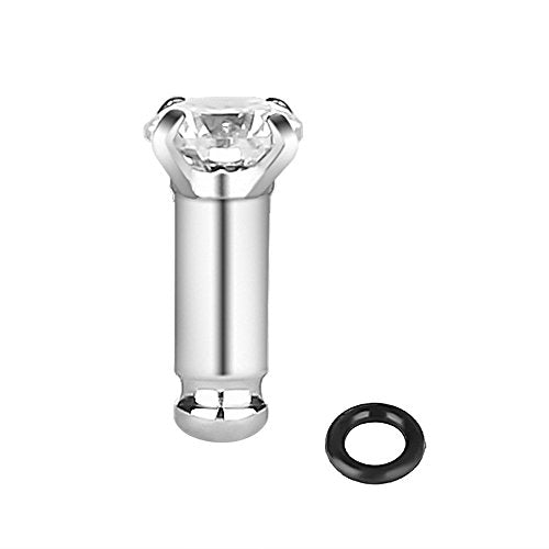 2/4/6/8 Gauge Earrrings Plugs Tunnels Gauges for Ears - color: A1,Steel(8G=3mm)