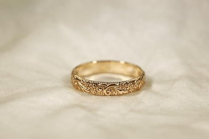Handmade Ring-925 Sterling Silver /14K Gold Filled for Choosing, 3.5mm Width 1.35mm Thickness, Sizes 4-11.5, Unisex Wedding Bonds (Men & Women) - size: 11.5