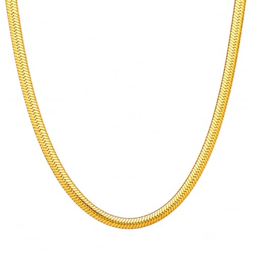 Rich London 18K Rose Gold Plated 2-in-1 Clover Heart Pendant Necklace for Women | Elegant Crystal Charm Jewellery - color: Snake Chain