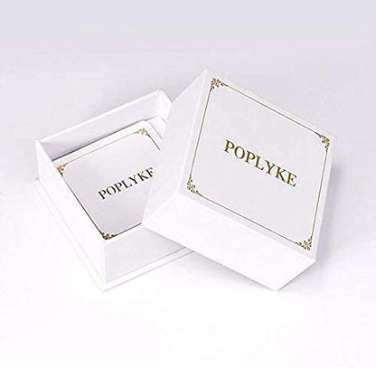 POPLYKE 925 Sterling Silver Double Layered Chain Evil Eye Daisy Sunflower Butterfly Anklets for Women Holiday Beach Crystal Ankle Bracelet Dainty Evil Eye Jewelry - style: Silver Evil Eye Anklet