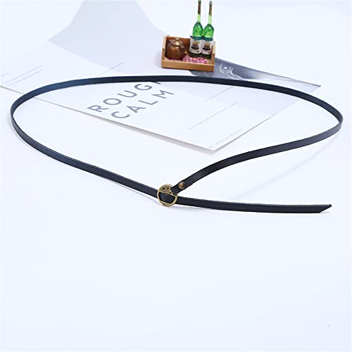 Handmade Genuine Leather 0.6cm Width 5 Wrap Bracelet for Women Alphabets Stamped Inspirational Words Multilayer Leather Bracelet Jewelry Gift For Men Women - color: Black