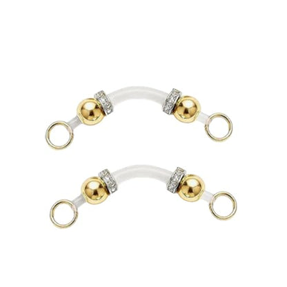 Nipple Covers for Women Lingerie Charm Painless Trinket Delicate Adornment Body Accent Non Pierced Rings - color: Gold