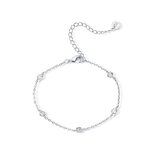 PAVOI 14K Gold Plated Beaded Bracelet for Women | Stackable Gold Bead Bracelet | Adjustable Dainty Gold Jewelry - style: Station