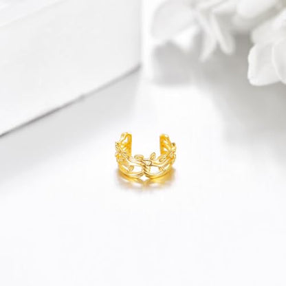 KECHO 14K Gold Ear Cuff Earrings Hypoallergenic Non Piercing Cartilage Earring Jewelry Gifts for Women - style: Tree of Life