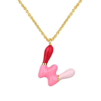 Kainier Bubble Letter Initial Necklace for Women, Colorful Balloon Alphabet Name Pendant Dainty Cute 14K Gold Plated Necklaces Jewelry Gifts… - color: Colourful, style: W